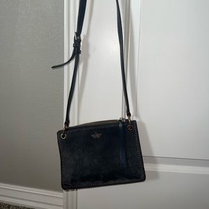 Kate Spade Navy Suede Crossbody